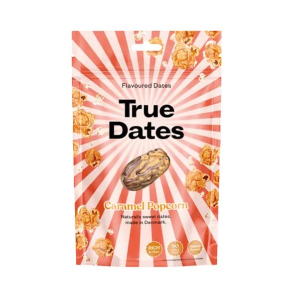 Datlid Caramel Popcorn, TRUE DATES, 100g