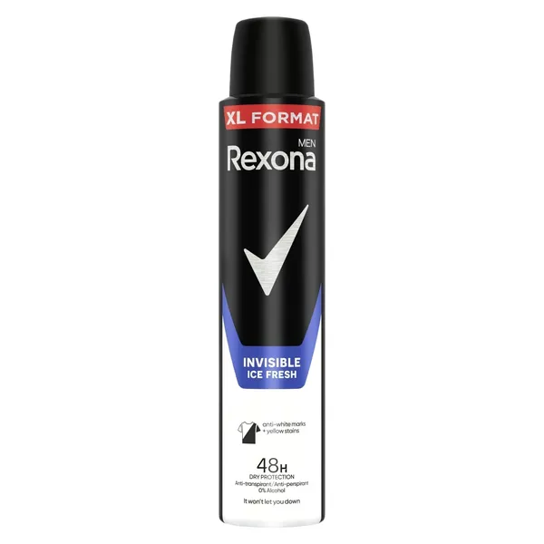 Deodorant Rexona Men Invisible Ice Fresh 200ml