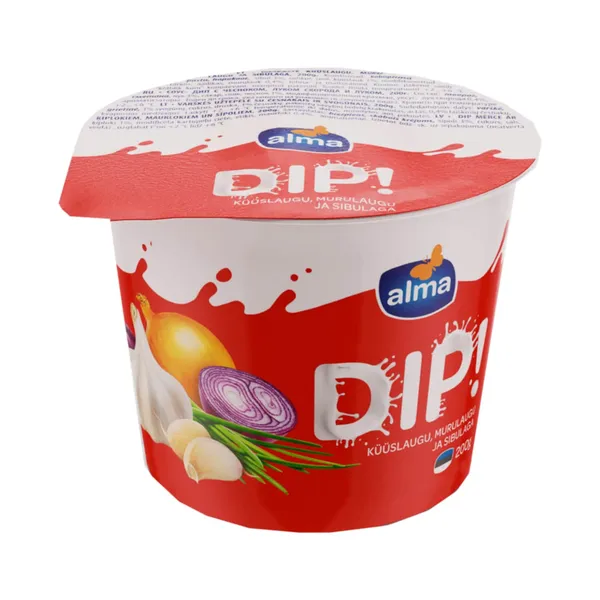 Dipikaste DIP! küüslaugu, murulaugu, sibula, ALMA, 200 g