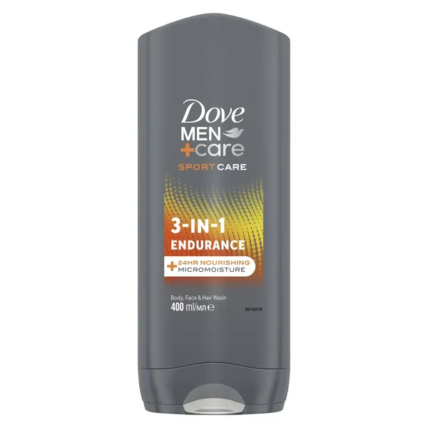 Dušigeel meestele Dove 3in1 Endurance 400ml