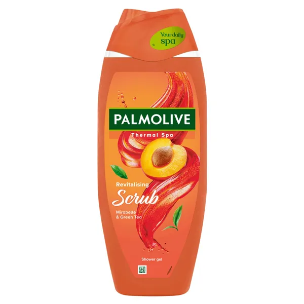 Dušigeel Mirabel & Green tea Palmolive Thermal Spa Revitalising Scrub 500ml