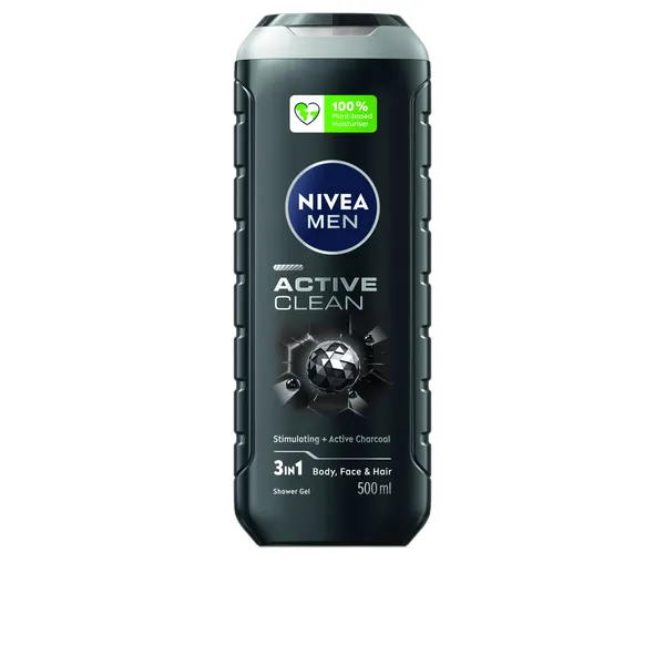 Dušigeel Active Clean meestele, NIVEA, 500 ml