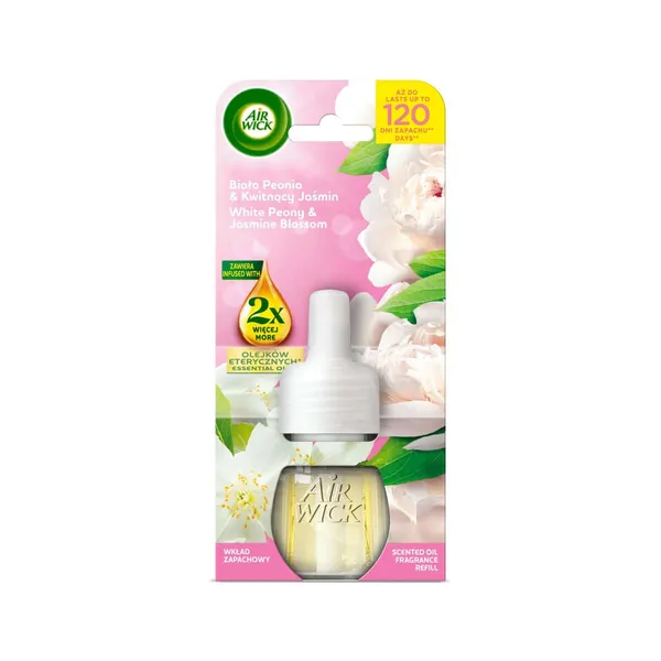 Elektrilise õhuvärskendaja täide Air Wick White Peony & Jasmine Blossom 19ml