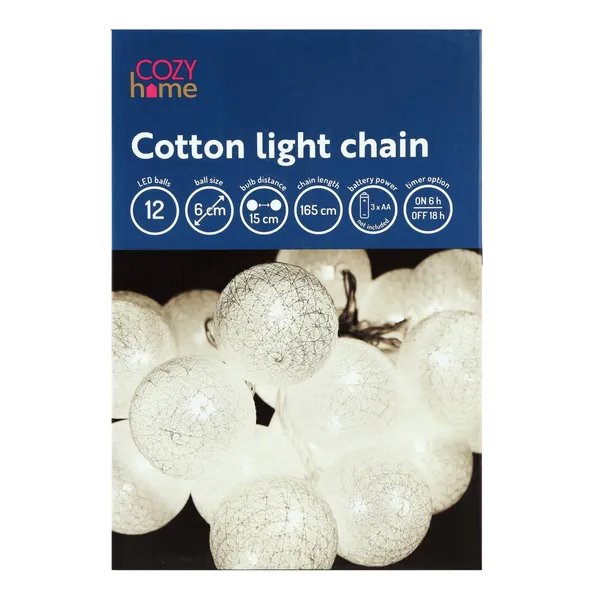 Elektriskā virtene Cozy Home 12 led CH25