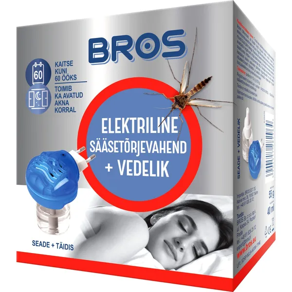 Elektriline sääsetõrje vedelikuga 120ml