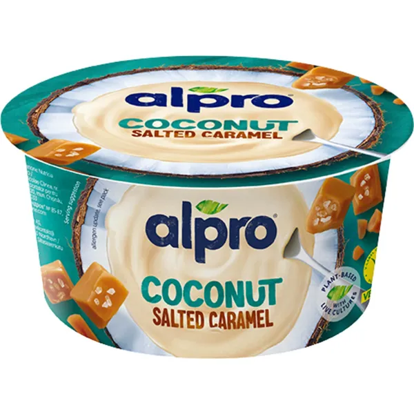 Fermenteeritud kookostoode soolase karamelli maitsega Alpro 120g
