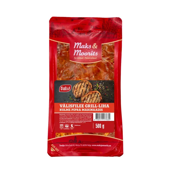 Grill-liha sea välisfilee kolme pipra marinaadis M&M 500g