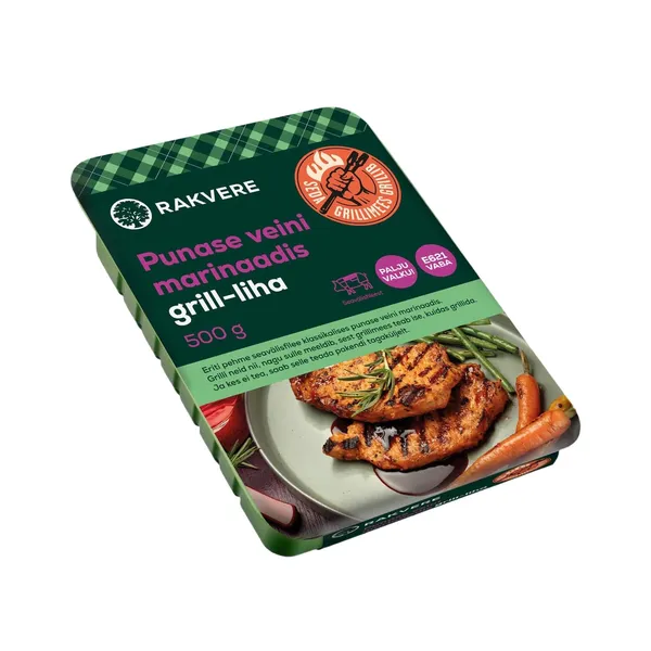 Grill-liha seavälisfileest punase veini marinaadis Rakvere 500g