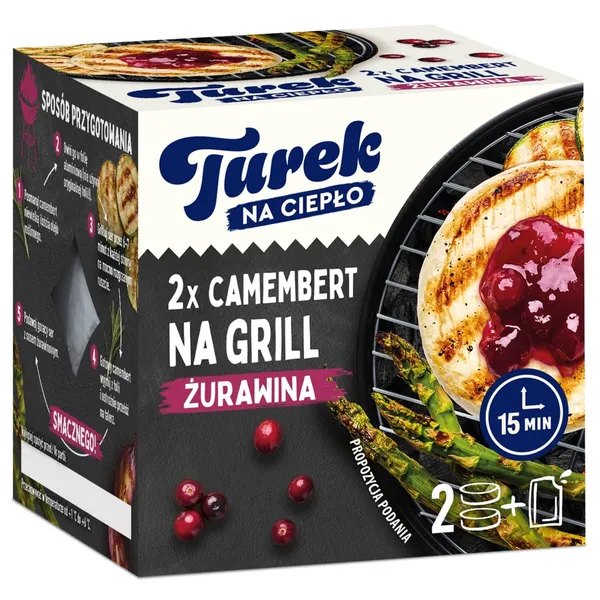 Grilljuust jõhvikakeedisega, rasvasisaldus kuivaines 46% Turek 230g