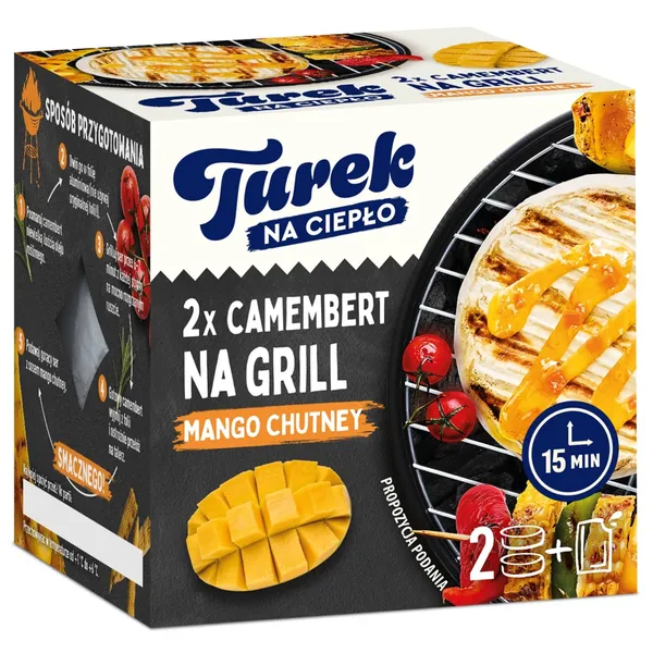 Grilljuust lisatud mango chutney kastmega rasvasisaldus kuivaines 46% Turek 230g
