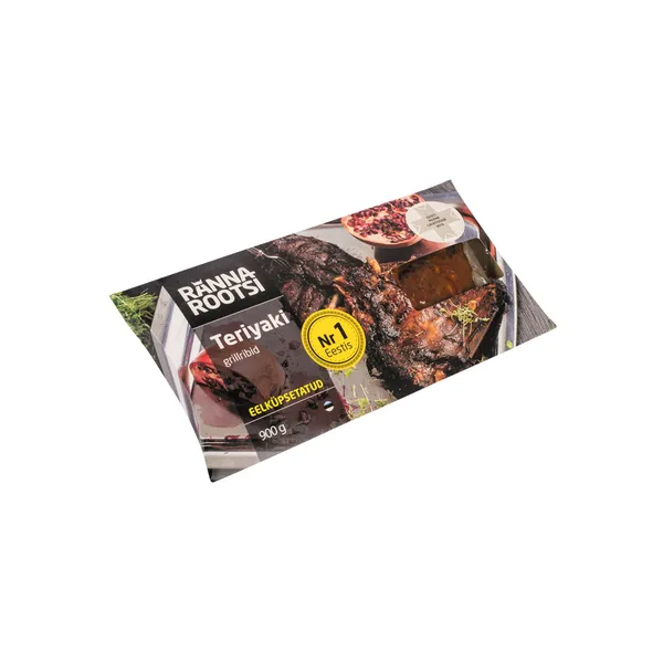 Grillribid Teriyaki, eelküpsetatud Rannarootsi 900g