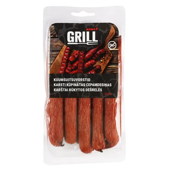 Grillvorstid kuumsuitsu Rimi 500g