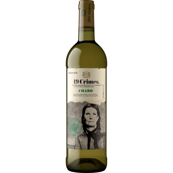 Geograafilise tähisega vein 19 Crimes Chardonnay 13% 0,75l