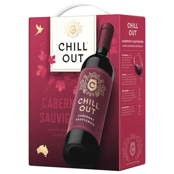 Geograafilise tähisega vein Chill Out Cabernet Sauvignon Australia 13,5%vol 3l