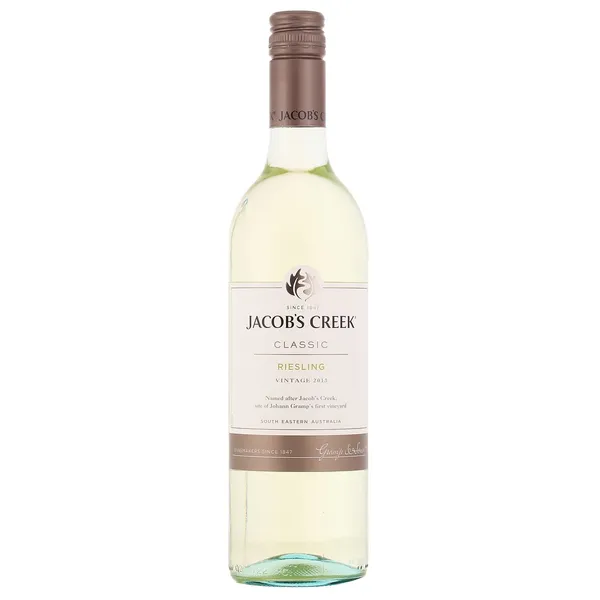 Geograafilise tähisega vein Riesling Jacob's Creek 0,75l