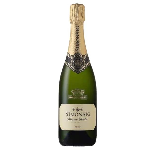 Geograafilise tähisega vahuvein Simonsig Kaapse Vonkel Brut 12%vol 0,75l