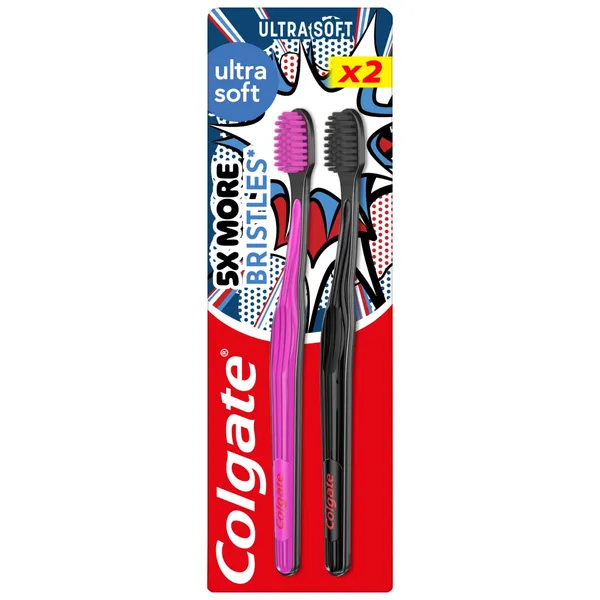Hambahari Ultra Soft 2-pakk, COLGATE, 2 tk