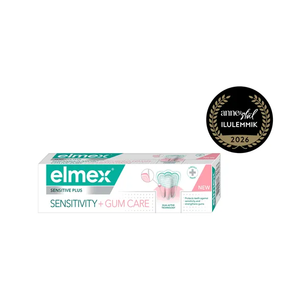 Hambapasta tundlikele hammastele ja igemetele Elmex Senstive Plus 75ml