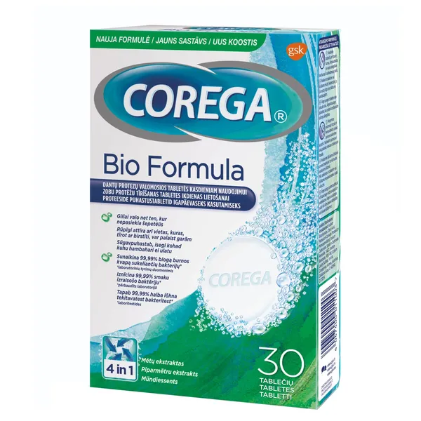 Hambaproteeside puhastustabletid Corega 30tk