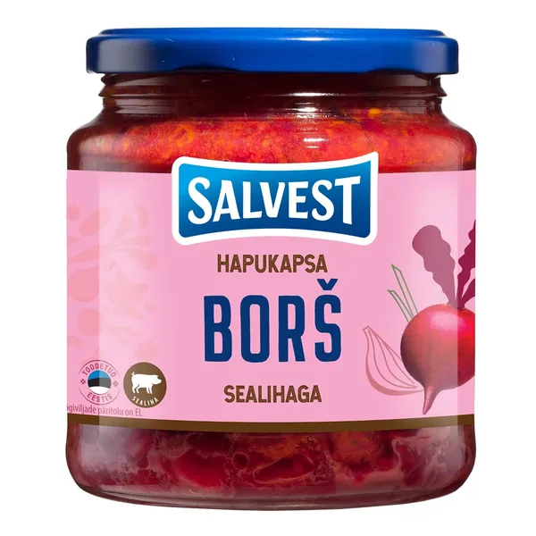 Hapukapsaborš sealihaga SALVEST 530g