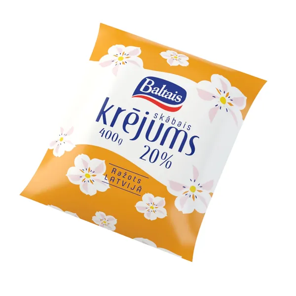 Hapukoor 20% Baltais 400g