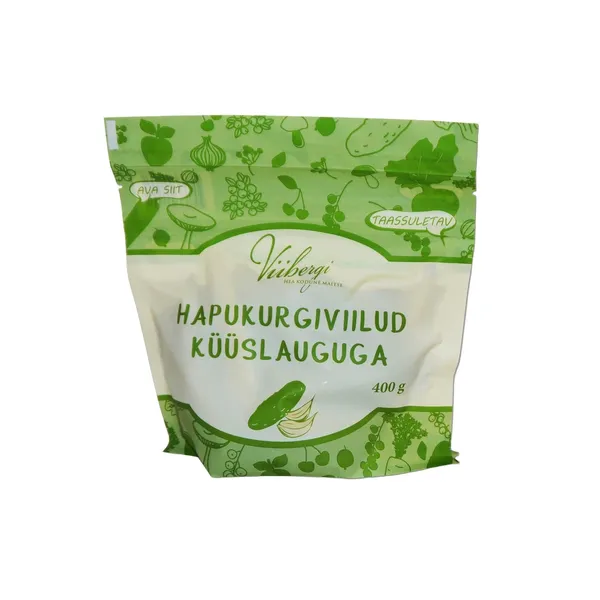 Hapukurgiviilud küüslaug. Viibergi 400g/320g