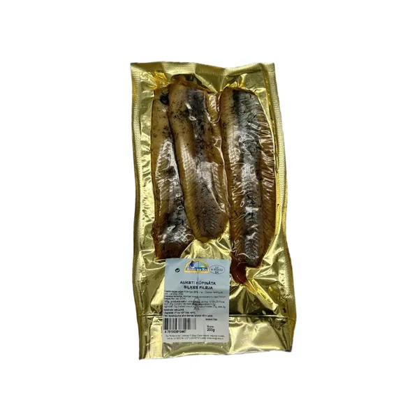 Siļķes fileja ar dillēm, auksti kūpināta 200g