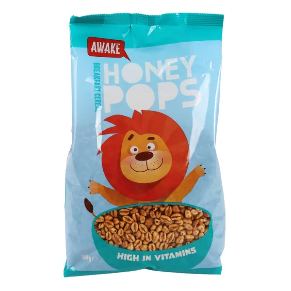 Sausās brokastis Awake Honey Pops 500g