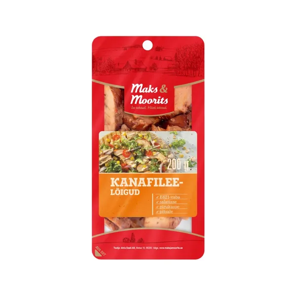 Hõrgud kanafileelõigud M&M 200g
