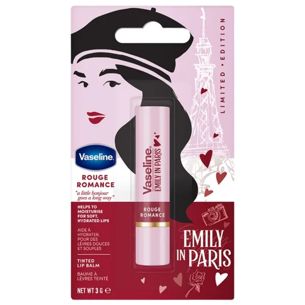 Huulepalsam Vaseline Emily In Paris Rouge Romance 3g