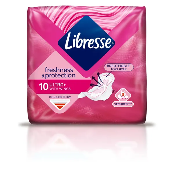 Hügieenisidemed Natural Care Ultra Normal, LIBRESSE, 10 tk