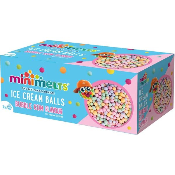 Jäätis Slow Melts Bubble Gum magusainega 150ml/100g