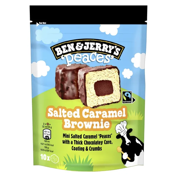 Jäätis Ben&Jerrys soolakaramelli brownie 160ml/150g