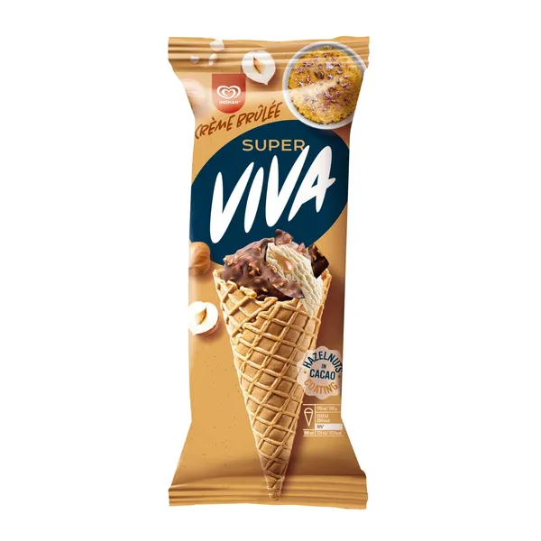 Saldējums Super Viva Crem Brulee 170ml/100g