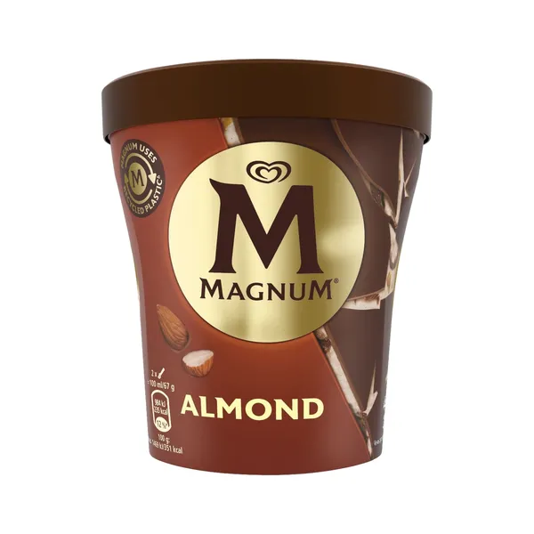 Saldējums Magnum mandeļu 440ml/297g