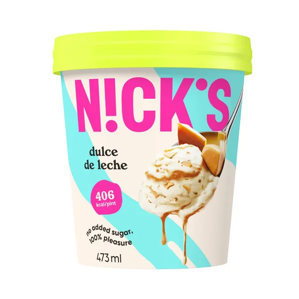 Jäätis Nick's Dulce de Leche magusainetega 473ml