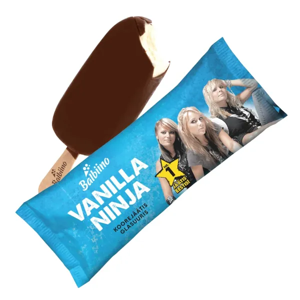 Jäätis vanilli šokolaadi glasuuriga Vanilla Ninja 80g