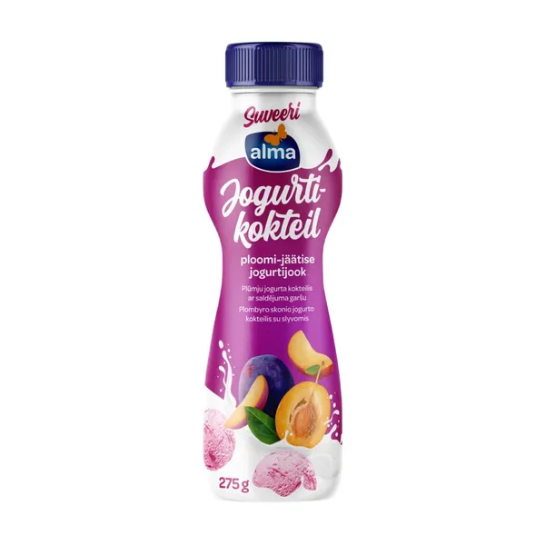 Jäätisemaitseline ploomijogurtijook Alma 275g
