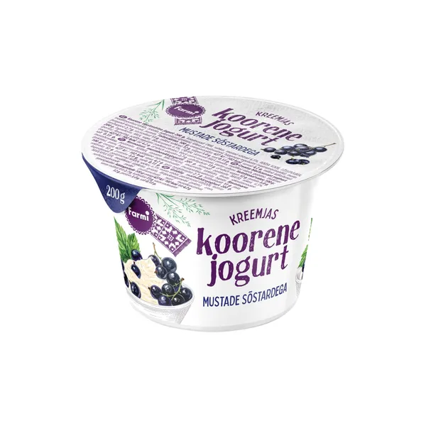 Koorene mustasõstra jogurt, FARMI, 200 g