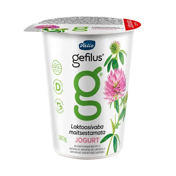 Jogurts Gefilus naturālais 2,5% 380g