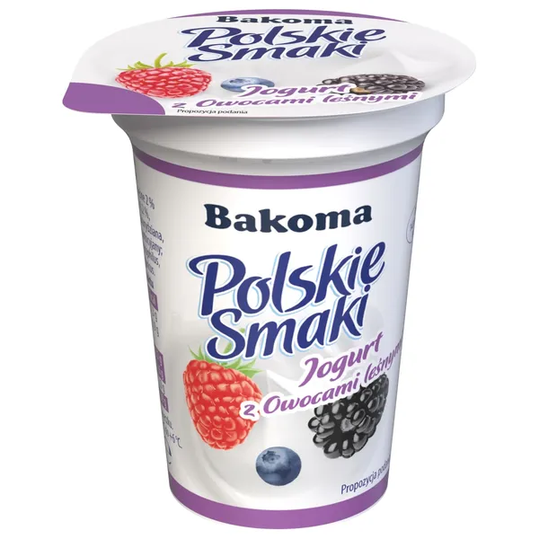 Jogurts Polskie Smaki ar meža ogām 150g