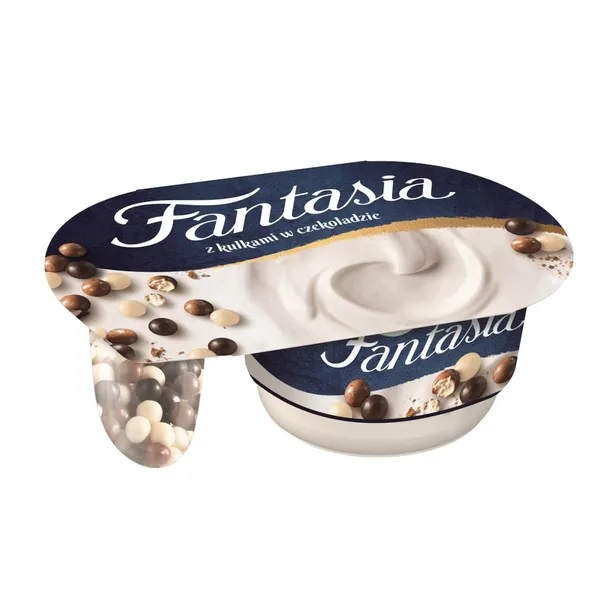 Kreemjogurt šokolaadipallidega, FANTASIA, 100 g