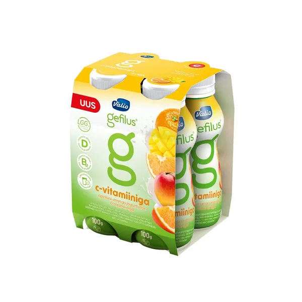 Jogurtijook apelsini-mango Gefilus laktoosivaba 4x100g