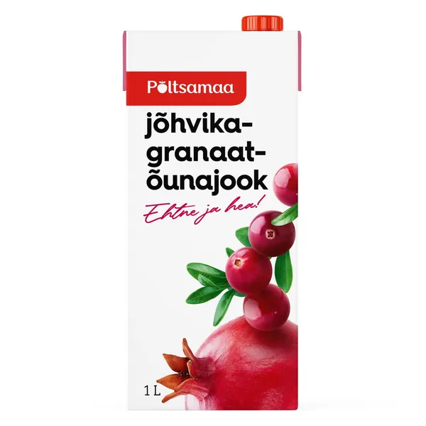 Jook jõhvika-granaatõuna Põltsamaa 1l