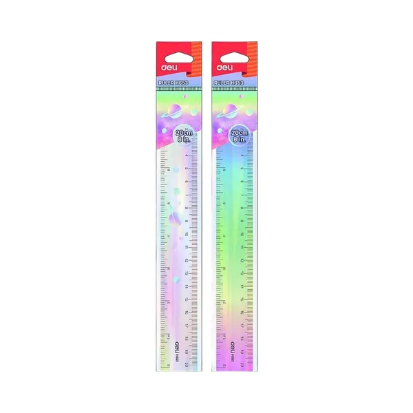 Joonlaud Deli 20cm, läbipaistev, assortii
