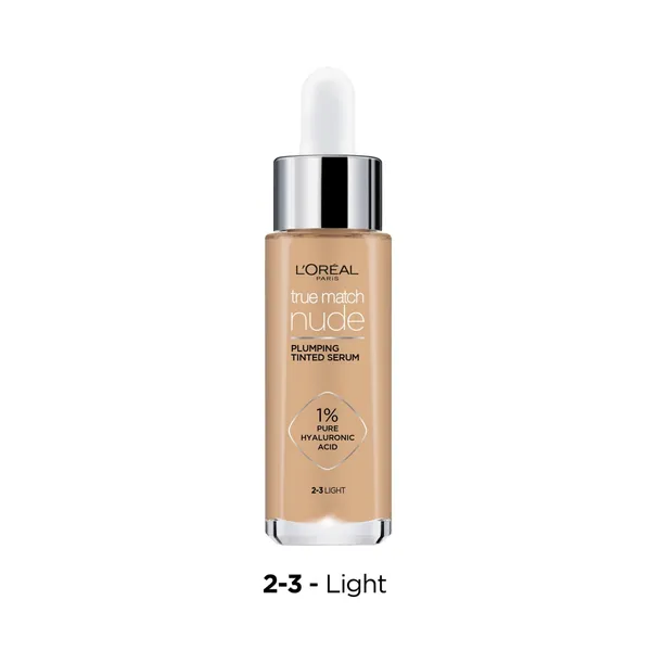 Jumestuskreem L’Oreal Paris Seerumiga True Match 2-3 Nude