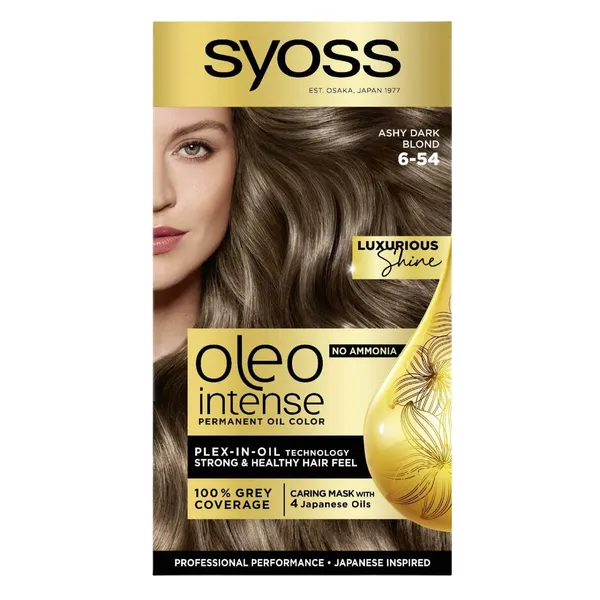 Juuksevärv Syoss Oleo Intense 6-54 Ashy Dark Blond