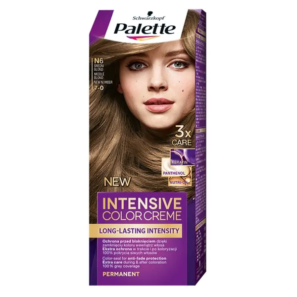 Püsivärv Intensive Color 7-0 keskmine blond, PALETTE, 1 tk