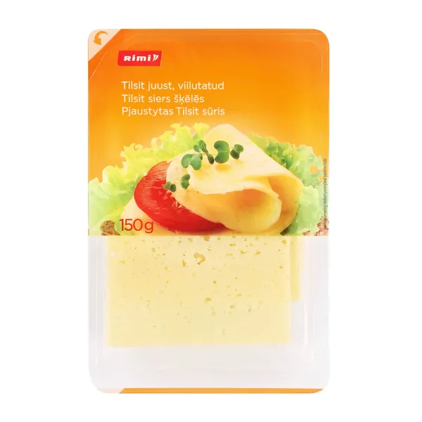 Juust Rimi Tilsit viilutatud 45% 150g