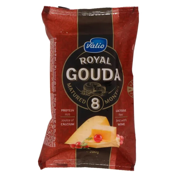 Juust Royal Gouda VALIO Black, 200g